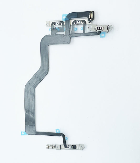 for iPhone 12 Pro - Power Volume Mute Button Switch Flex Cable with Metal | FPC
