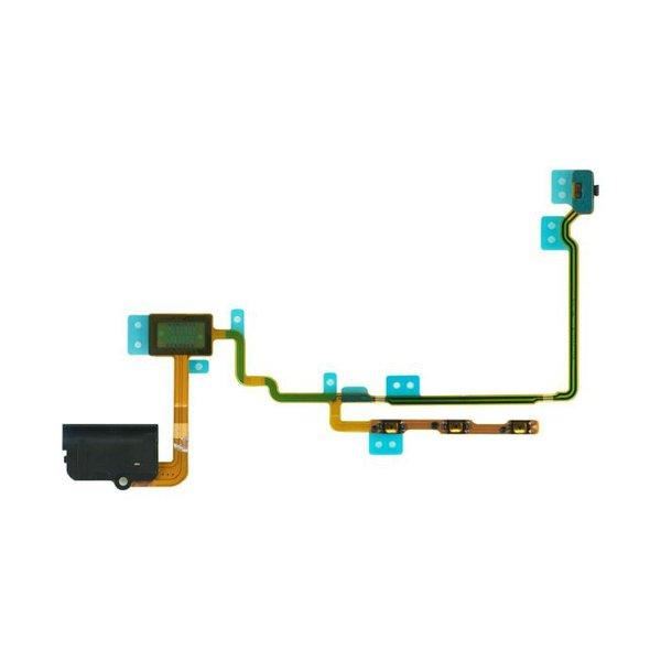 For iPod Nano 7 - Black Headphone Audio Jack Power Volume Button Flex Cable