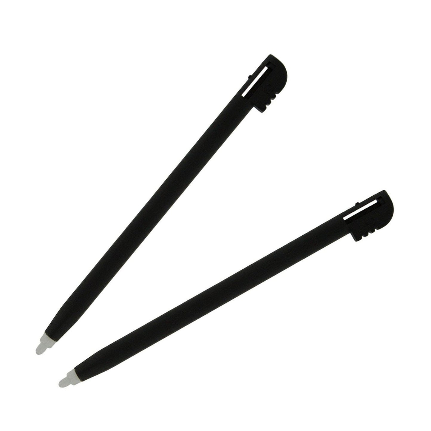 for Nintendo DS Lite - 2 Black OEM Touch Stylus Pens (Silicone Clear Tip) | FPC