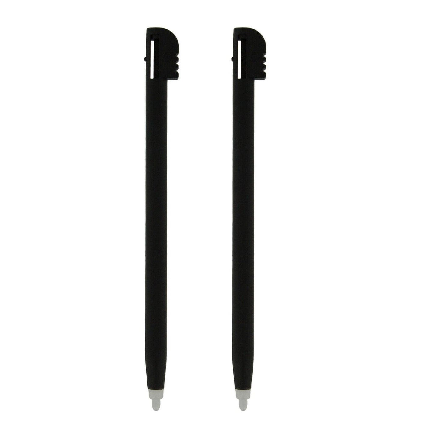 for Nintendo DS Lite - 2 Black OEM Touch Stylus Pens (Silicone Clear Tip) | FPC