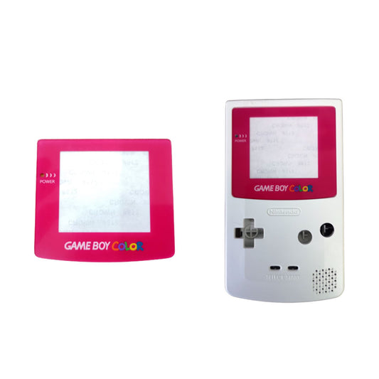 for GBC Gameboy Color - Replacement Front Screen Cover Lens (9 Colours) | FPC