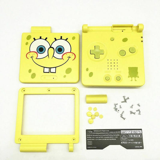 for Gameboy Advance SP - Spongebob Replacement Full Housing Shell & Lens | FPC