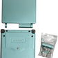 for Gameboy Advance SP - Turquoise Replacement Full Housing Shell & Lens | FPC
