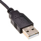 Black Printer Scanner Cable Lead USB A-Male to B-Male Gold plated | FPC