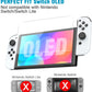 for Nintendo Switch OLED - 2x Premium Tempered 9H Glass Screen Protector Cover