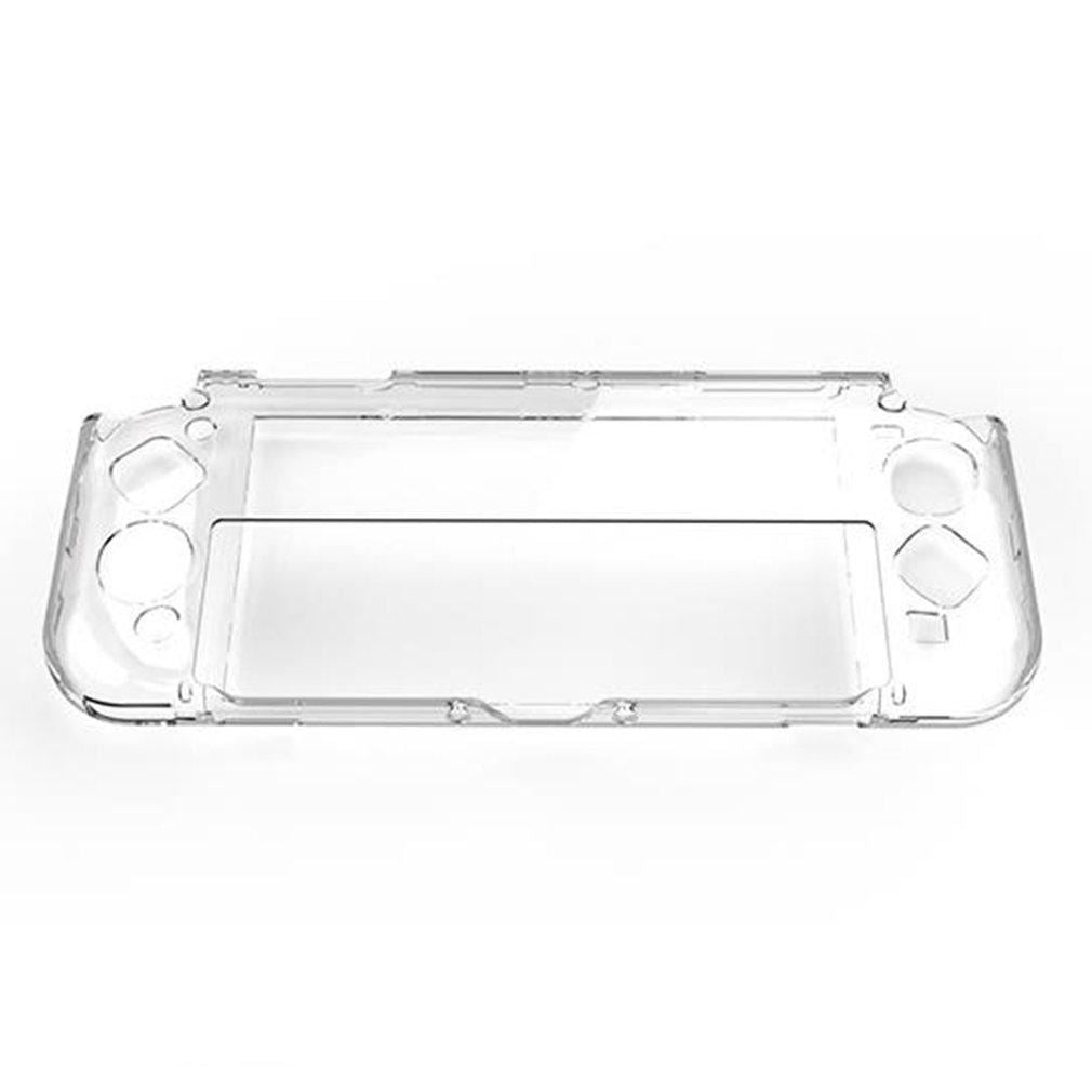 for Nintendo Switch OLED - Clear Hard Plastic Clip on Back Case Cover | FPC