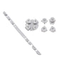 for Sony PSP 1003 1000 Series - White Replacement Button Set Kit | FPC
