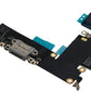 for iPhone 6 Plus - Black USB Charging Port Mic Headphone Jack Flex Cable | FPC