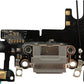 for iPhone 6S - Black USB Charging Port Mic Headphone Jack Flex Cable | FPC