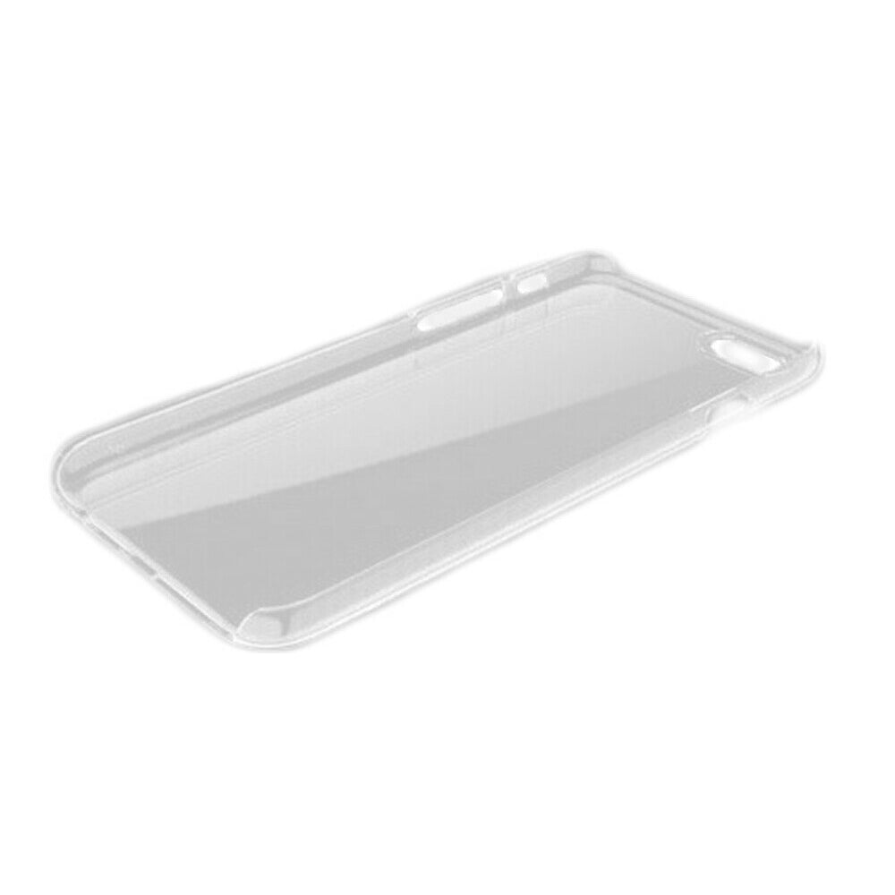 for iPhone 14 13 12 11 XS XR X SE 8 - Clear Hard Plastic Clip on Back Case Cover