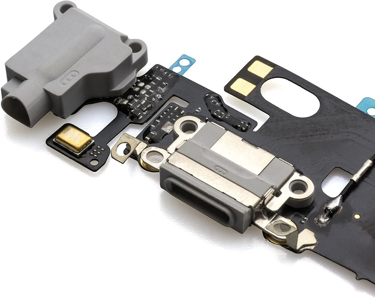 for iPhone 6 - Black USB Charging Port Mic Headphone Jack Flex Cable | FPC