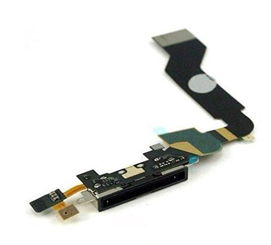 iPhone 4S Black USB Charger Charging Dock Port Connector Flex Cable & Mic