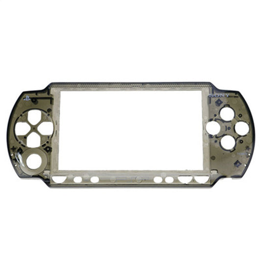 for PSP 1000 Series - Clear Black Replacement Front Screen Face Plate | FPC