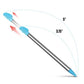 for Nintendo 3DS XL - 1 Blue Metal Retractable Extendable Stylus Touch Pen