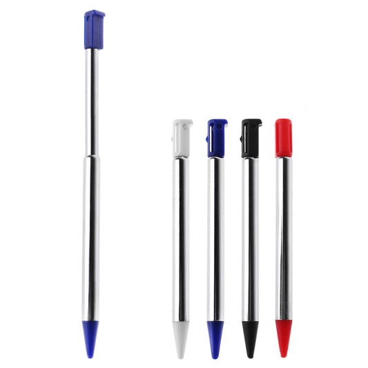 for Nintendo 3DS - 4 Pack Metallic Retractable Extendable Stylus Pens | FPC