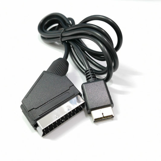 for Sony PS1 / PS2 / PS3 - SCART TV Lead Cable AV Audio Video (1.8m) | FPC