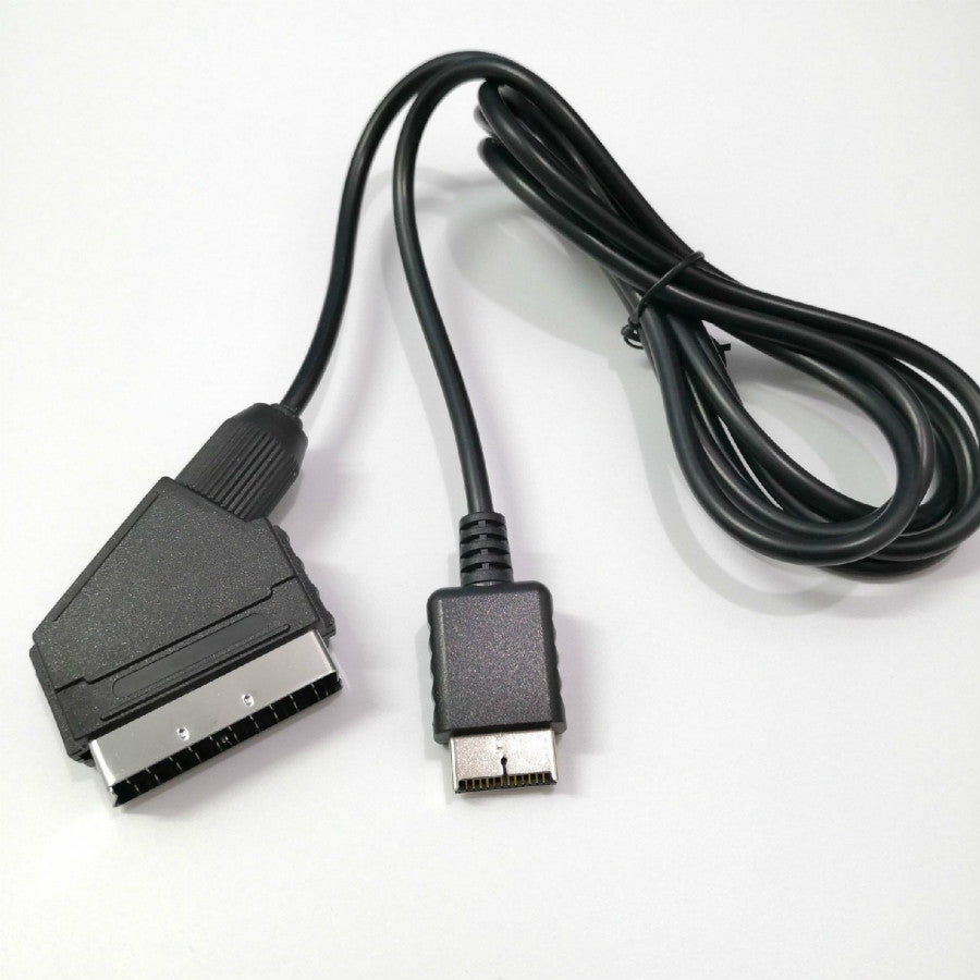 for Sony PS1 / PS2 / PS3 - SCART TV Lead Cable AV Audio Video (1.8m) | FPC