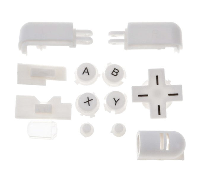 For Nintendo DS Lite - Replacement A B X Y L R D-Pad Button Full Button Set