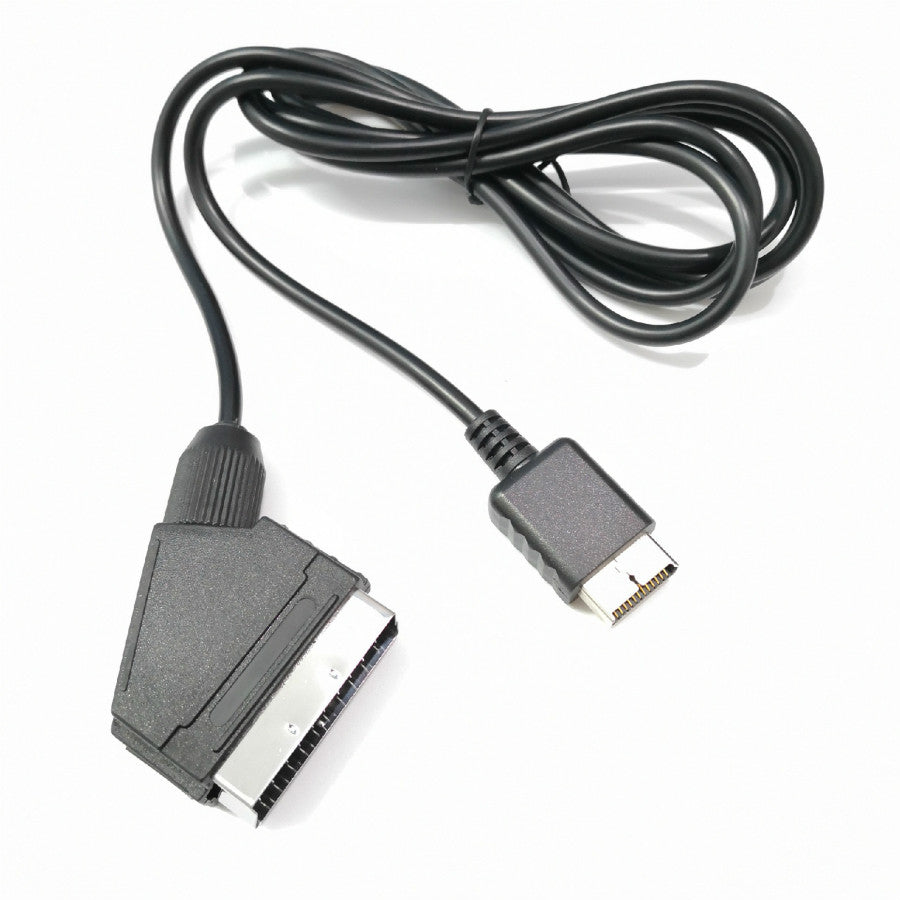 for Sony PS1 / PS2 / PS3 - SCART TV Lead Cable AV Audio Video (1.8m) | FPC