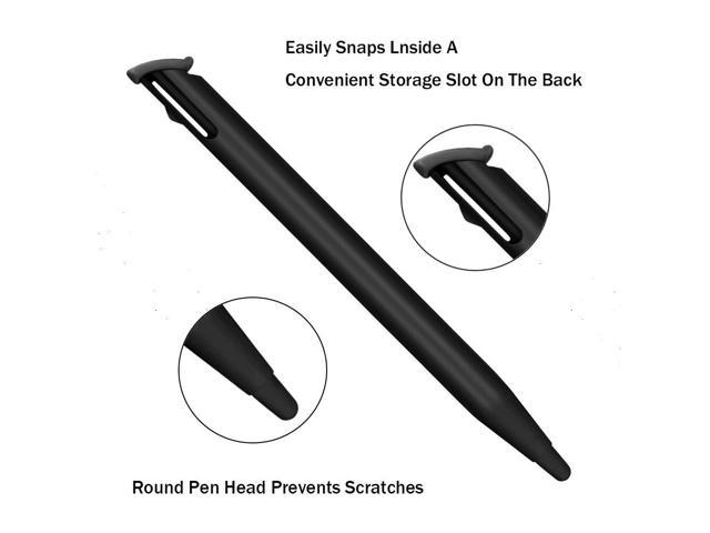 for Nintendo NEW 2DS XL - 4 Black Replacement Touch Screen Stylus Pens | FPC