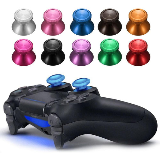for PS4 | Xbox One Controller - 2x Chrome Metal Analog Thumb Sticks | FPC