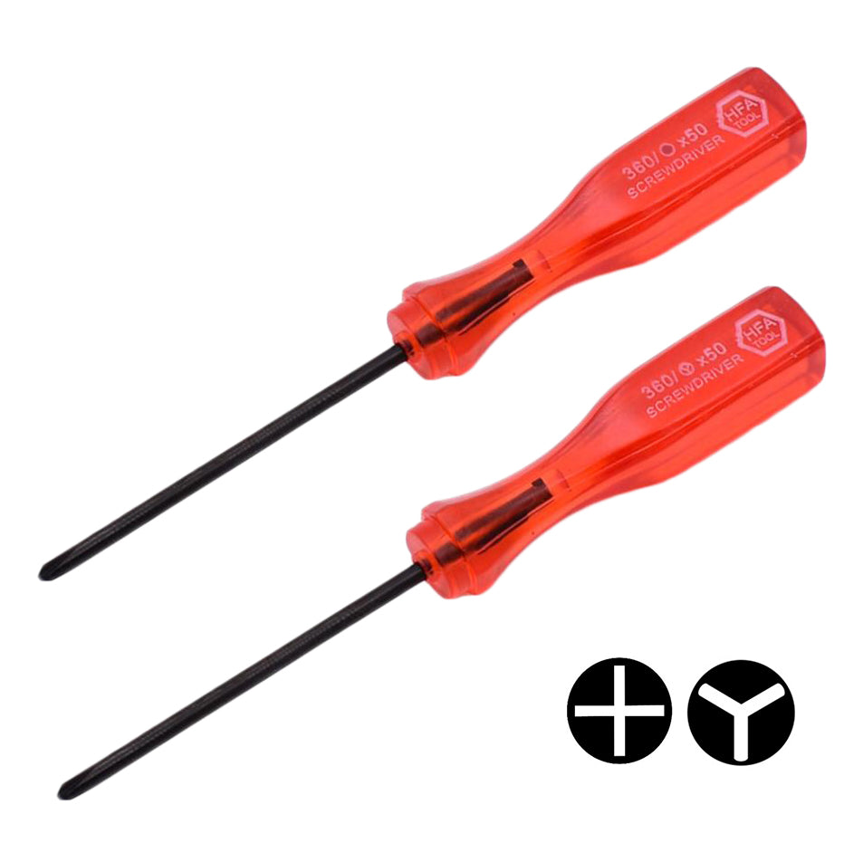 2 Pack Triwing & Philips Cross Screwdriver for Nintendo Wii DS Gameboy