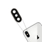 for iPhone X - Silver Replacement Sapphire Glass Camera Lens & Housing |FPC