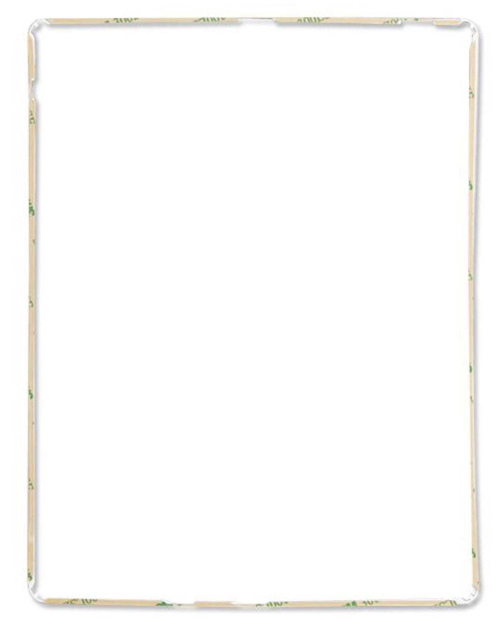 10x White Digitizer Screen Support Frame Bezel for iPad 2 3 4 - with adhesive