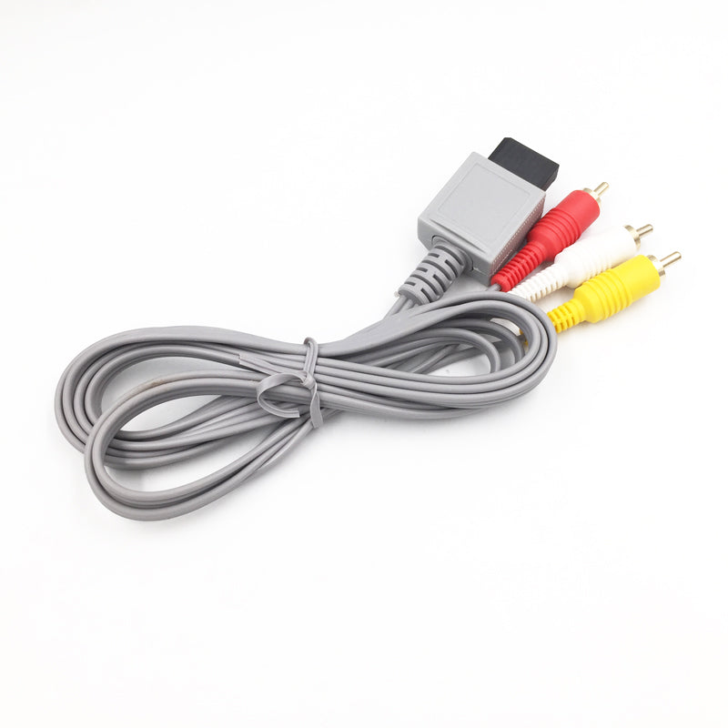 for Nintendo Wii - AV TV Audio Video Lead Cable RCA Red Yellow White | FPC