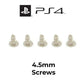 for Playstation 4 Controller - 5x 4.5mm Philips Head Cross Screw Set (PS4) | FPC