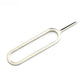 for iPhone 4S / 4 - Silver Metal Replacement Sim Tray Holder & Eject Pin | FPC