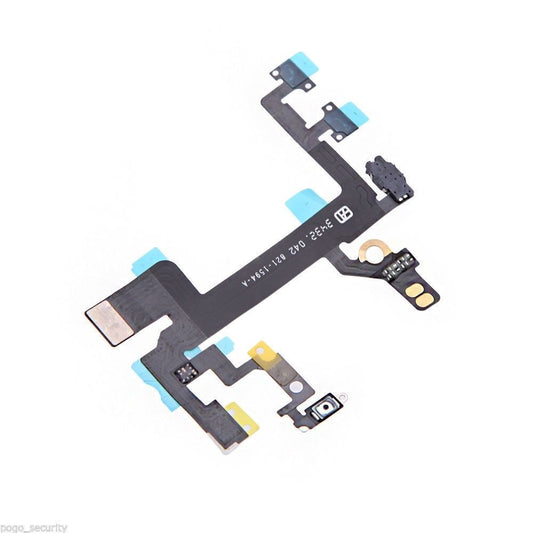 for iPhone 5S - Replacement OEM Power Lock Mute Volume Switch Button Flex | FPC