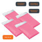 4x Pink Adult Waterproof Hooded Rain Poncho Mac Coat For Festivals & Theme Parks