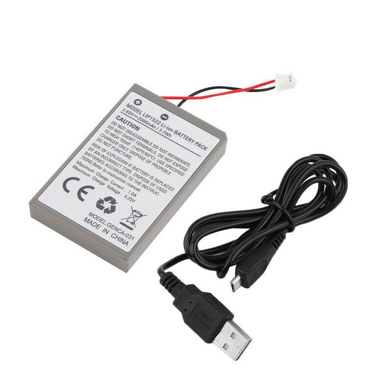 for PS4 PRO & Slim - LIP1522 2000mAh Compatible Controller Battery & Lead