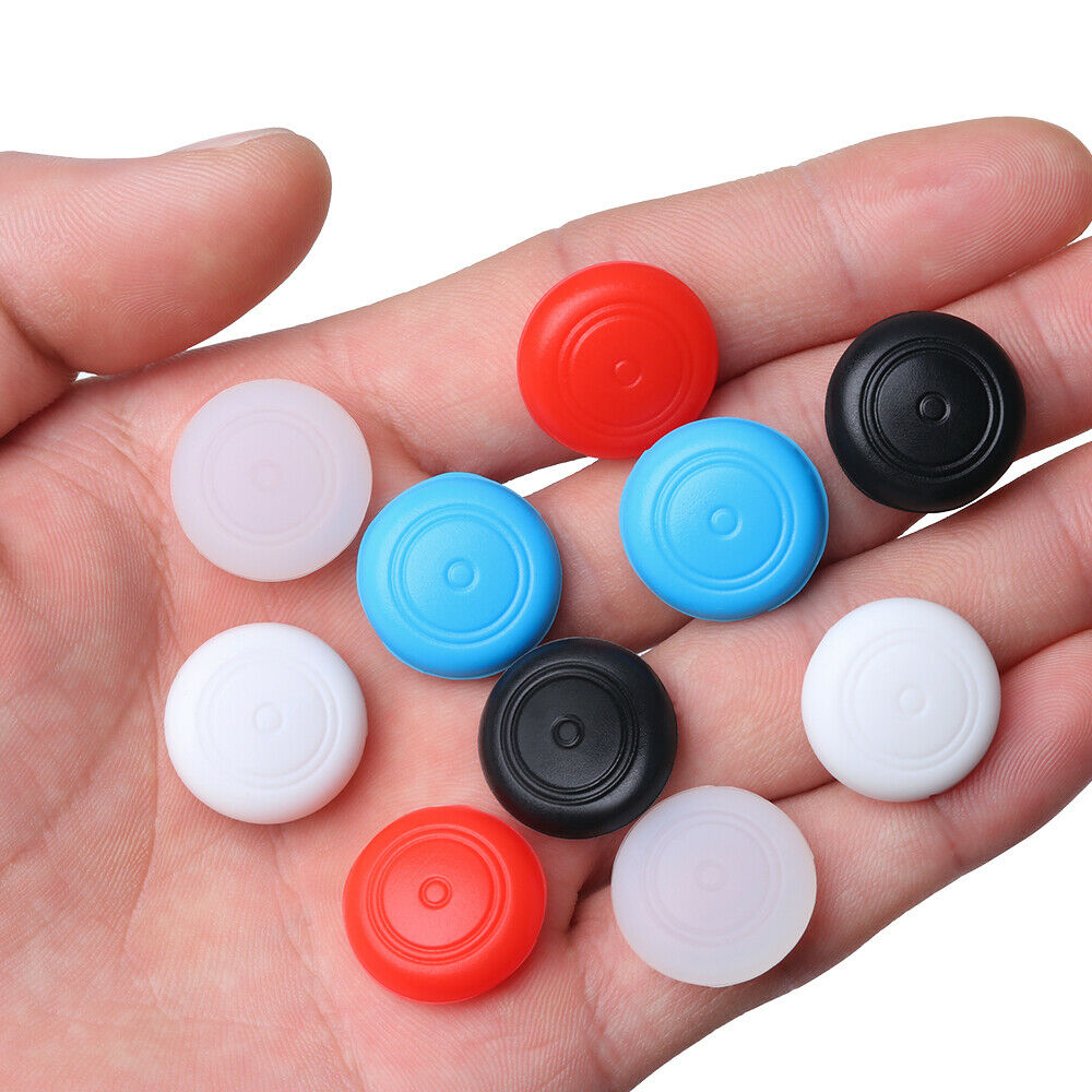 for Nintendo Switch Joy-Con - 2x Silicone Thumb Stick Grip Cover Caps | FPC