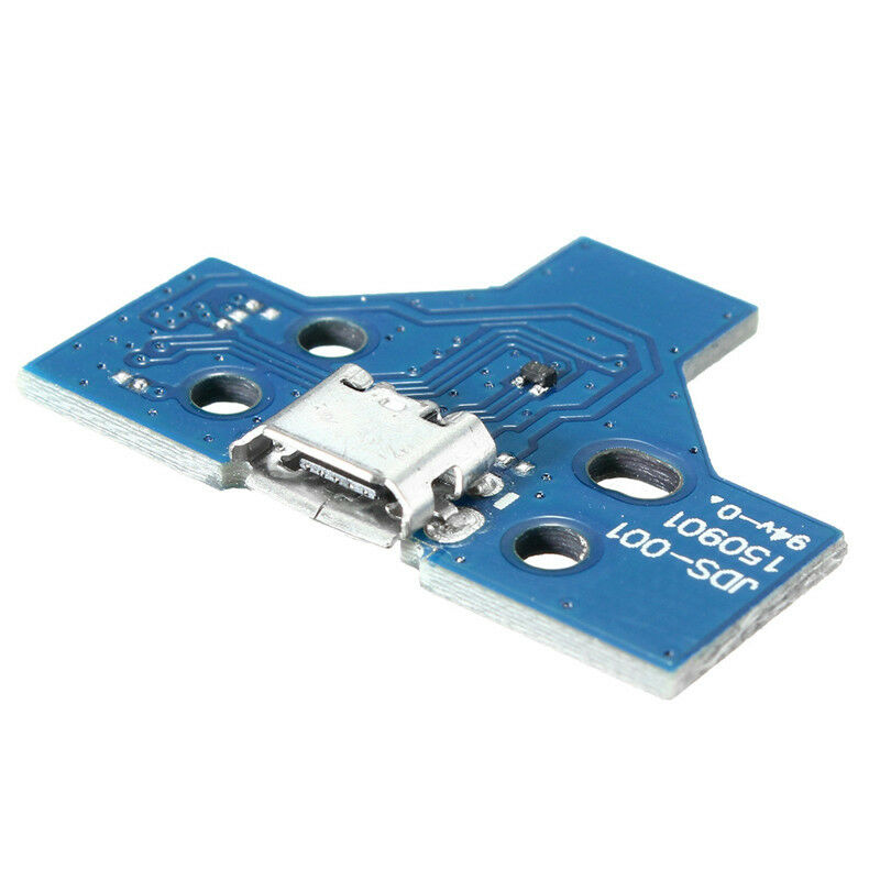 JDS-001 PS4 Controller USB Power Charger Port PCB & 14 Pin Flex Ribbon | FPC