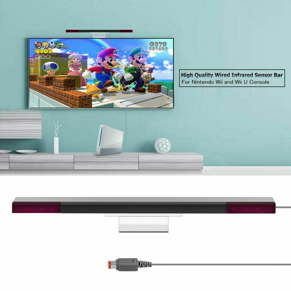 for Nintendo Wii & Wii U - Sensor Bar Wired Infrared IR Motion Receiver | FPC