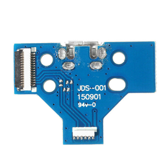 JDS-001 PS4 Controller USB Power Charger Port PCB & 14 Pin Flex Ribbon | FPC