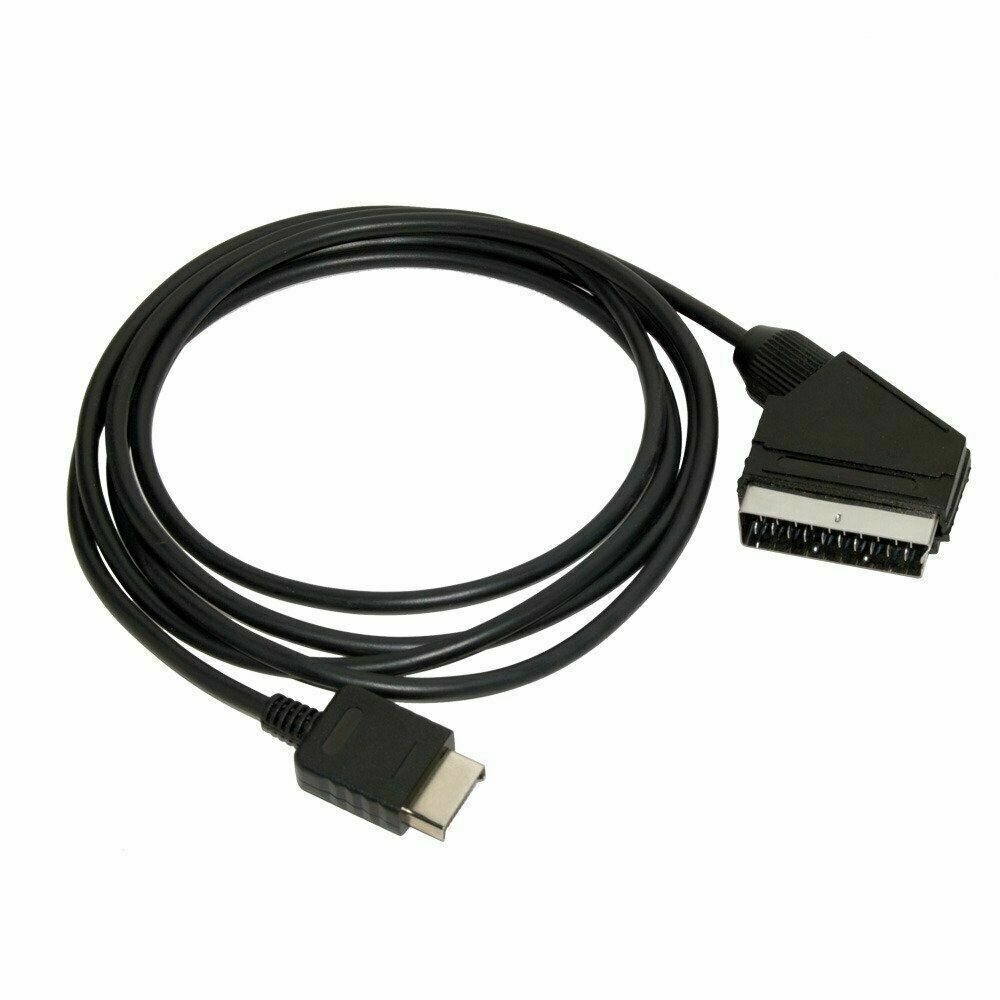 for Sony PS1 / PS2 / PS3 - SCART TV Lead Cable AV Audio Video (1.8m) | FPC