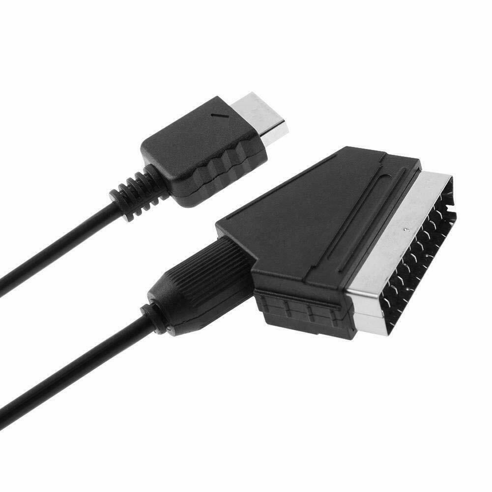 for Sony PS1 / PS2 / PS3 - SCART TV Lead Cable AV Audio Video (1.8m) | FPC