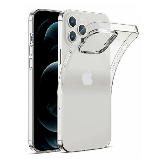 Silicone Case For iPhone 14 Pro Max Plus 13 11 12 XR 7 8 Clear Shockproof Cover