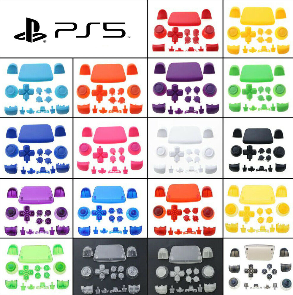 for Sony PS5 Controllers v1 BDM-010 - Thumb Sticks & Buttons Set | FPC