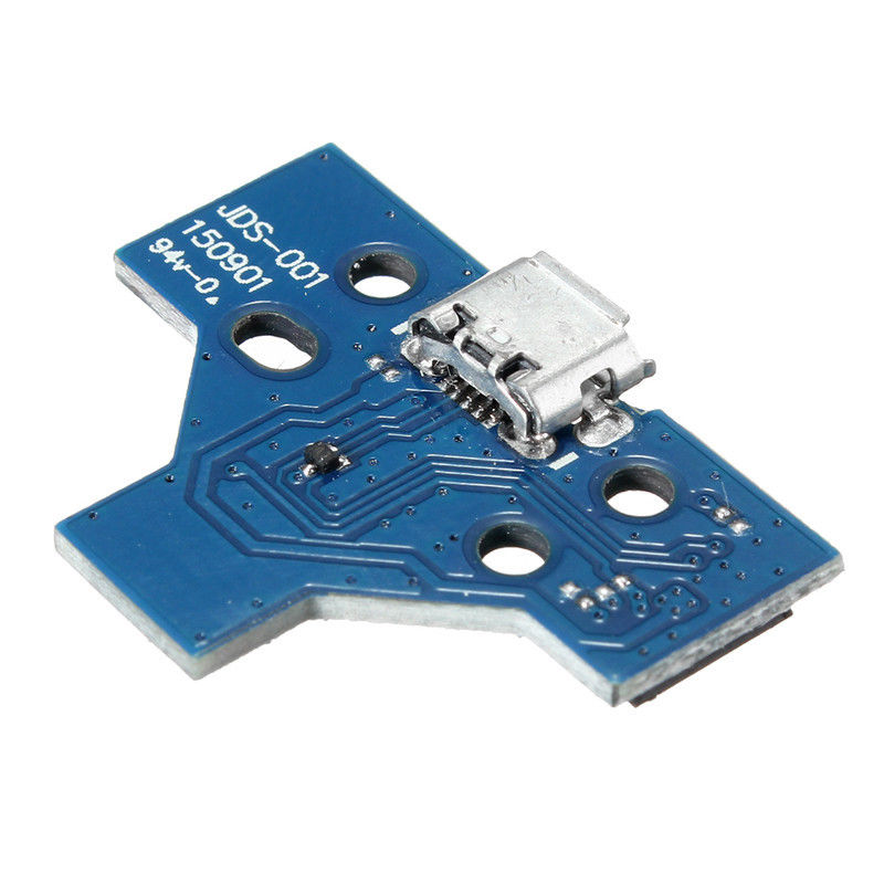 JDS-001 PS4 Controller USB Power Charger Port PCB & 14 Pin Flex Ribbon | FPC
