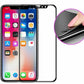 for iPhone 14 13 12 11 XR XS - 4D Full Coverage Tempered Glass Screen Protector