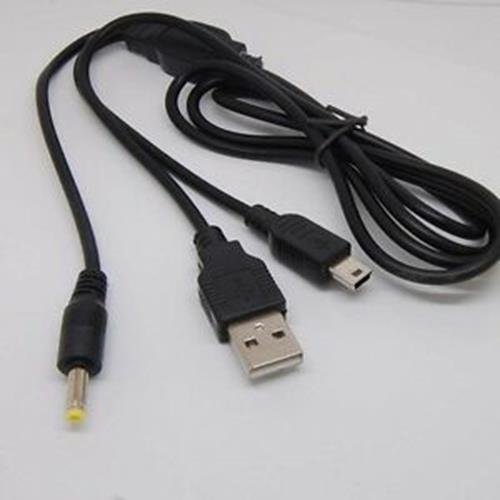 for PSP 1003 2003 3003 - Dual 2in1 USB Charger Power & Data Cable Lead | FPC