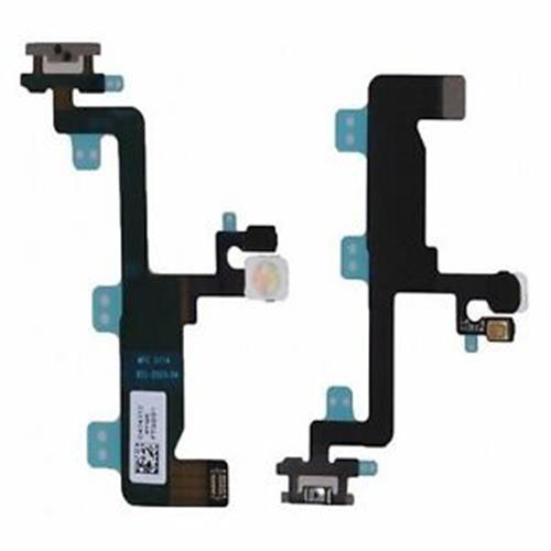 for iPhone 6 - On Off Power Button Lock Switch Mic Flash Replacement Flex | FPC