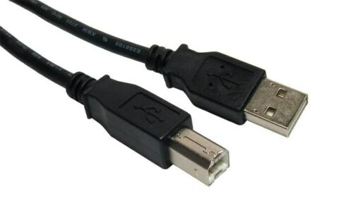 5m Long Black / Gold Plated USB 2.0 High Speed Printer Scanner Cable Lead | FPC