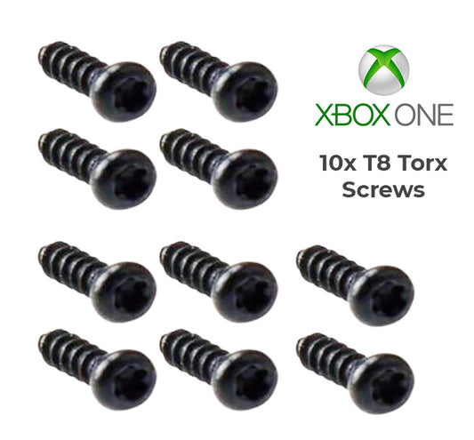 for Xbox One Controller - 10x Replacement T8 Torx Security Screw Set | FPC