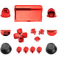 for Playstation 4 Pro - Chrome Pl. Buttons Mod Kit for 040 V2 Controller | FPC