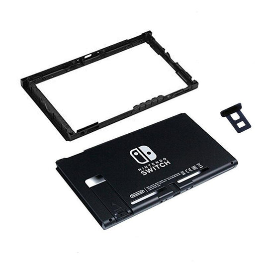 for Nintendo Switch - Matte Black Replacement Housing Shell Frame Cover Bezel